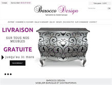 Tablet Screenshot of barocco-design.com